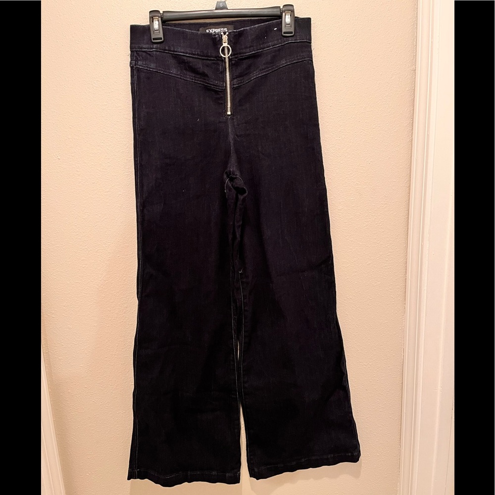 “Express “ wide leg denim pant